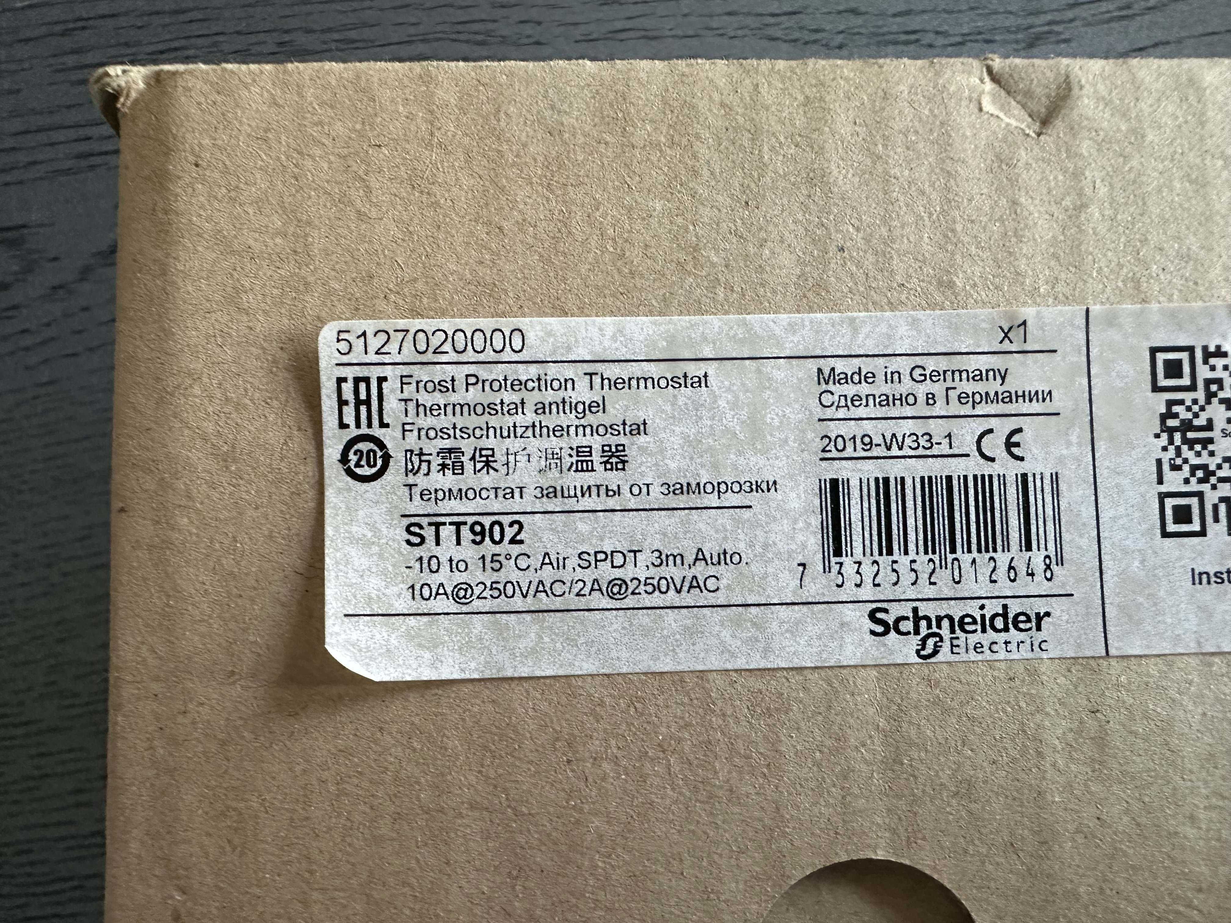 Termostat przeciwzamrożeniowy Frost STT903 Schneider Electric
