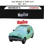 JATO - autocolantes originais para restaurar o R5 Turbo de luxo