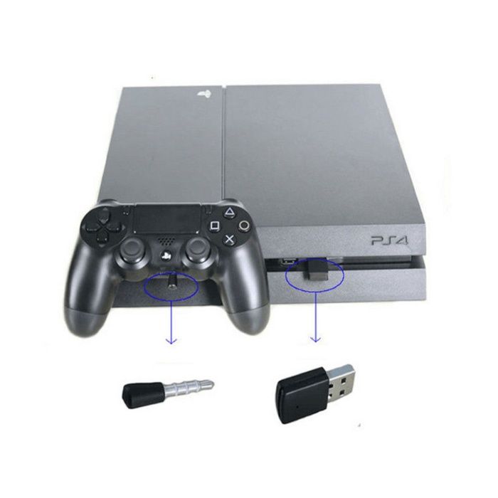 Adaptador USB Bluetooth transmissor para auscultadores Playstation 4