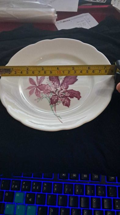 Prato de Porcelana Vista Alegre - Floral Vintage (Portugal)