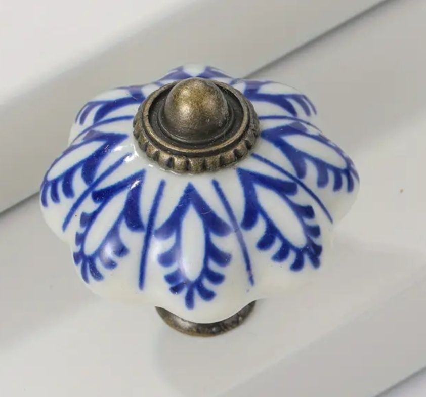 4 Puxadores em Porcelana