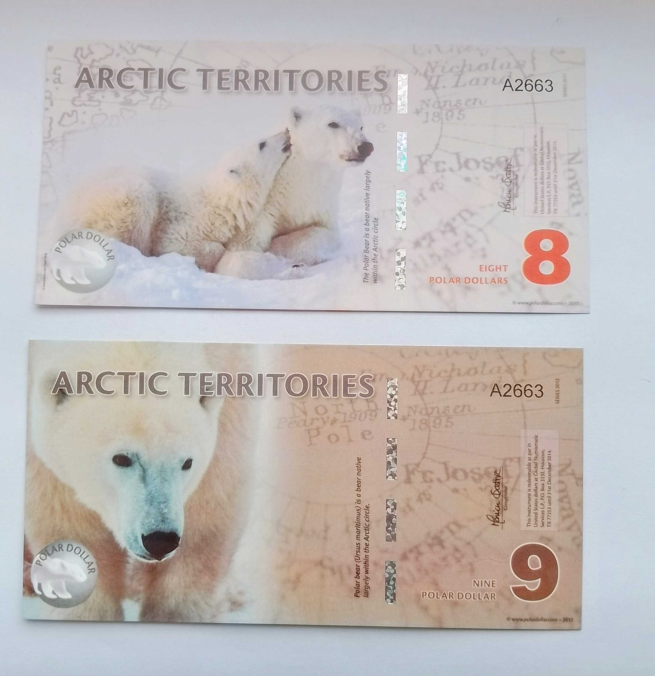 14 банкнот Антарктика