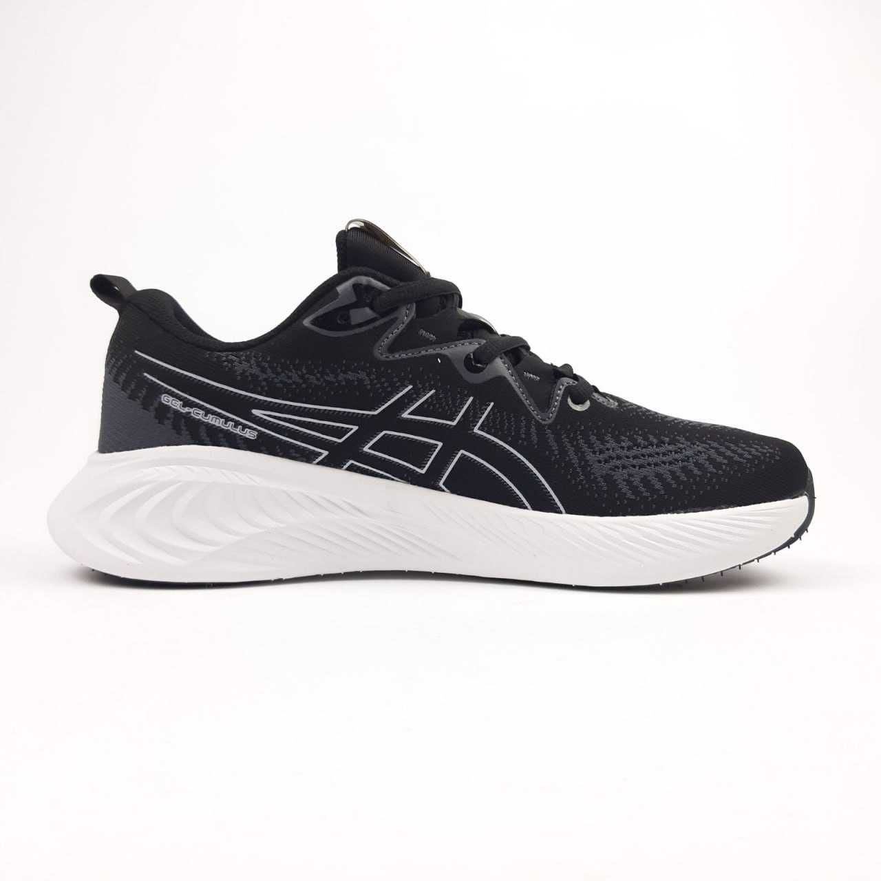 Чоловічі кросівки Asics GEL-CUMULUS 25 чорні на білій 11260 ТОП