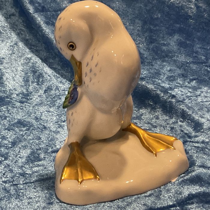 Vista alegre pato pintura manual 10 cm ,Anúncios abaixo