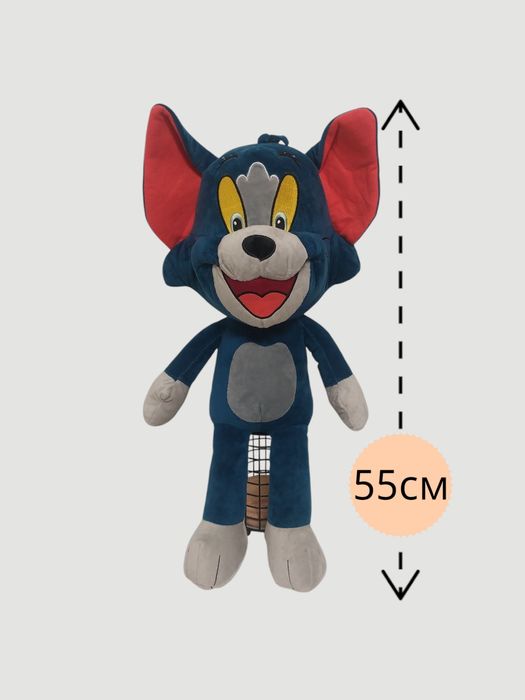 ВЕЛИКА 55см Tom & Jerry М'яка плюшева іграшка Неймовірні Том і Джеррі