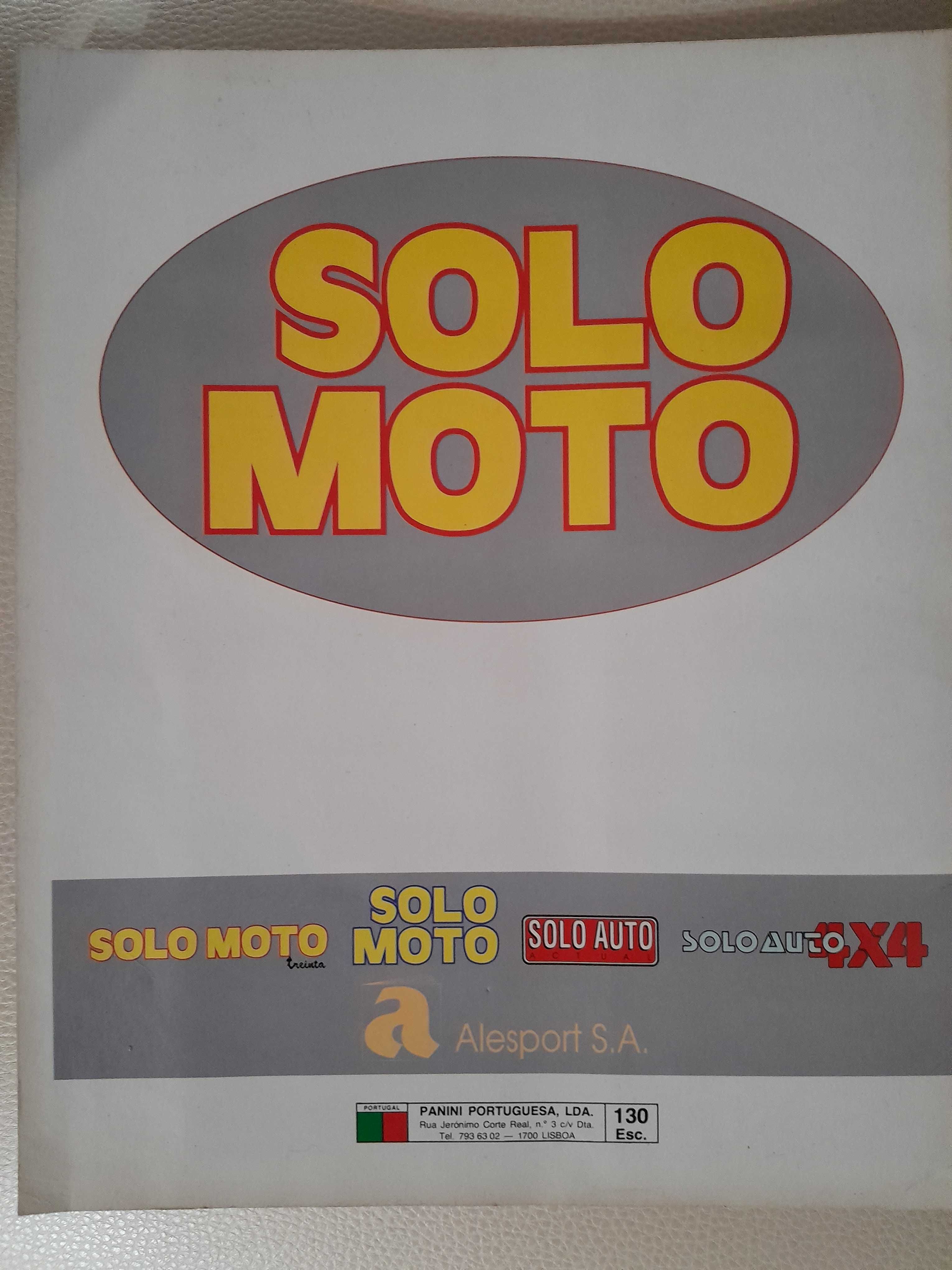 Caderneta Solo Moto completa