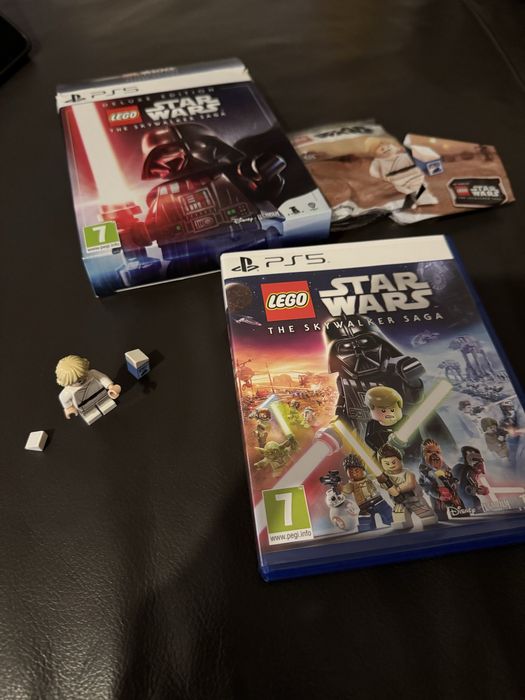 Lego Star Wars deluxe edition ps5 plus figurka Luke Skywalker milk