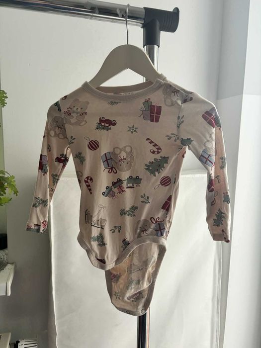 Body świąteczne 100% Bawełna H&M r. 86