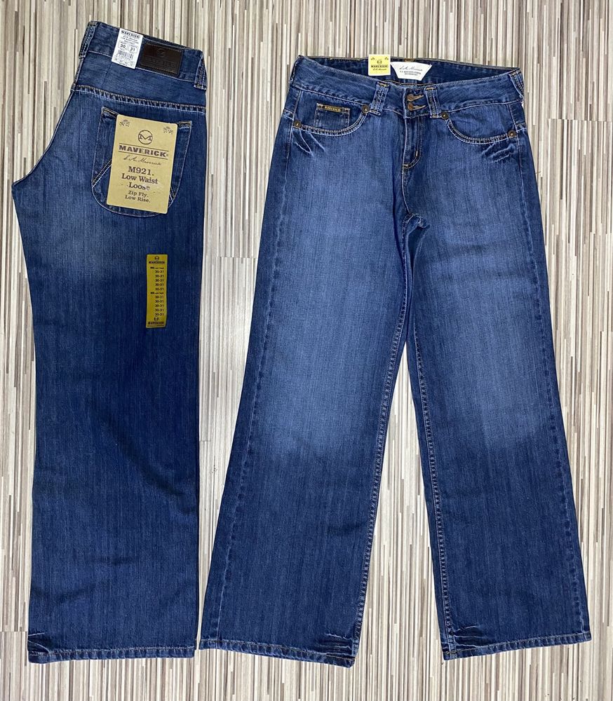 Spodnie damskie jeans 30/31 pas 82 cm komplet 2 pary szwedy Lee nowe