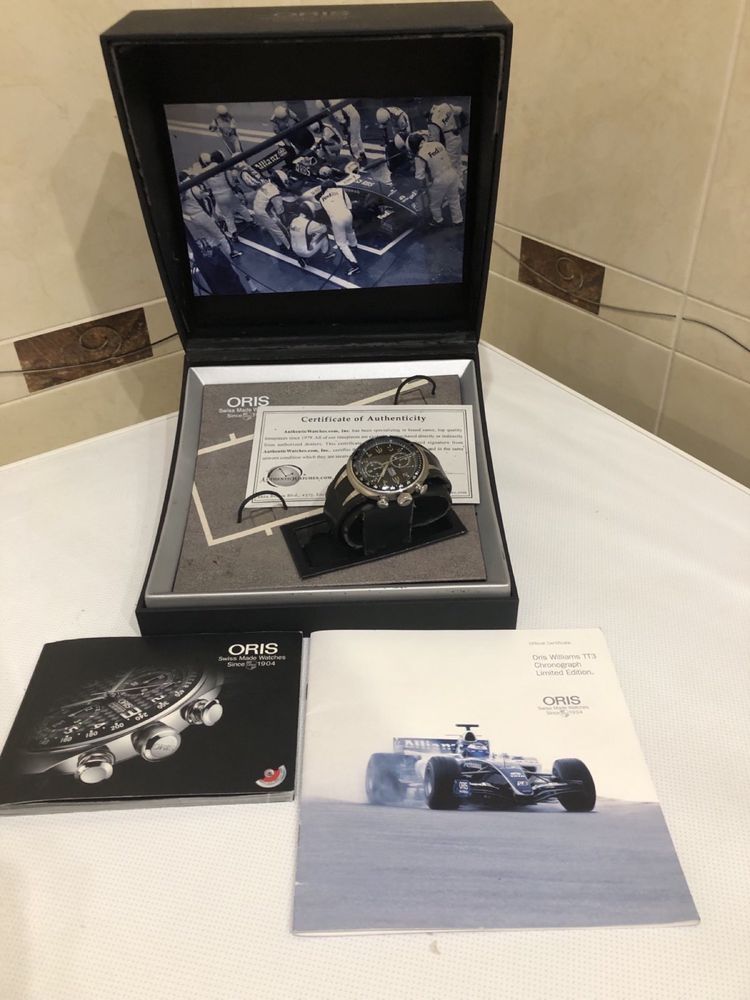 Годинник ORIS Williams TT3 хронограф Chronograph Limited Edition