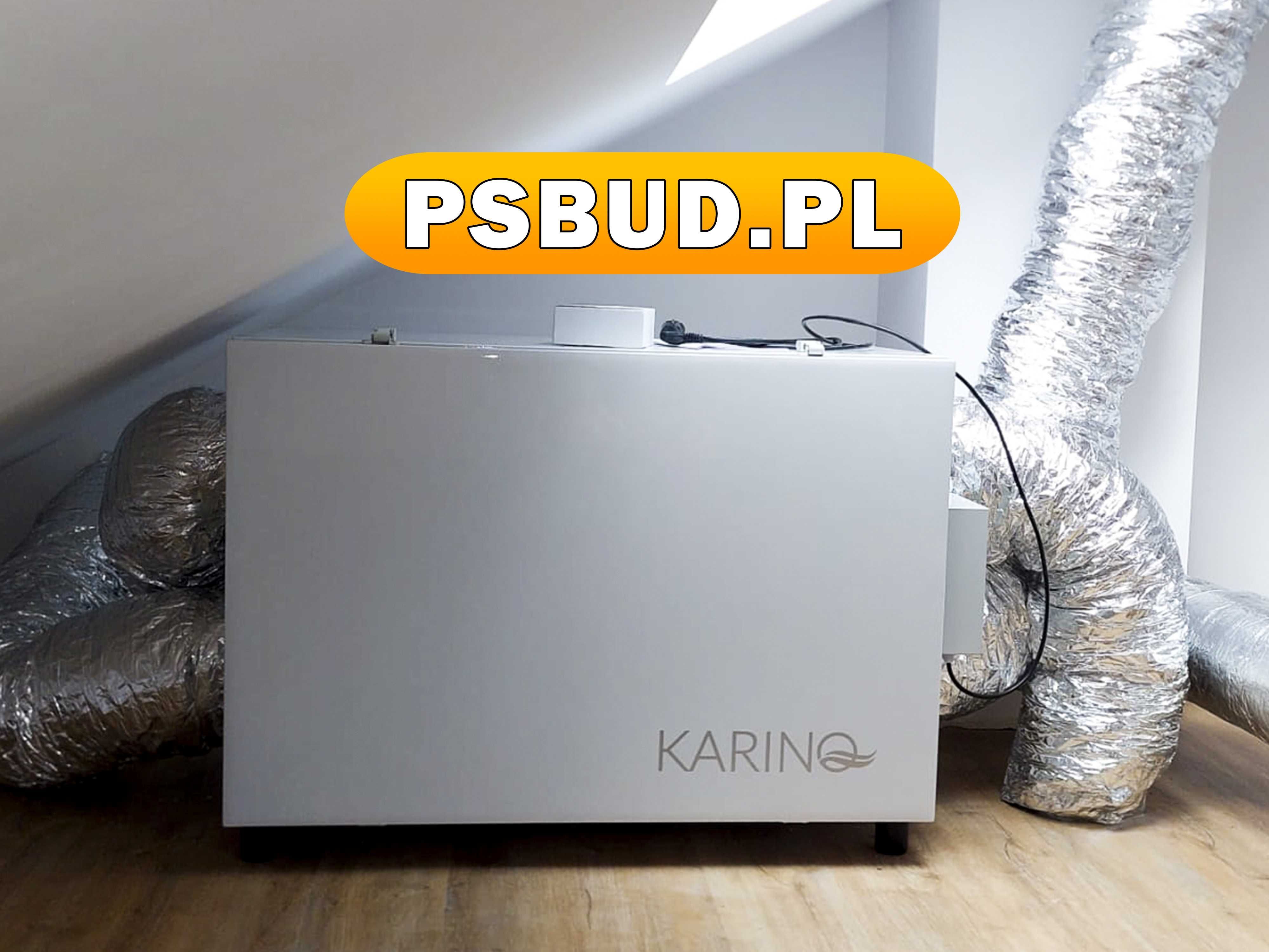 PSBUD.PL - Rekuperacja KARINO, Rekuperator bez grzałki, Bypass Aktywny