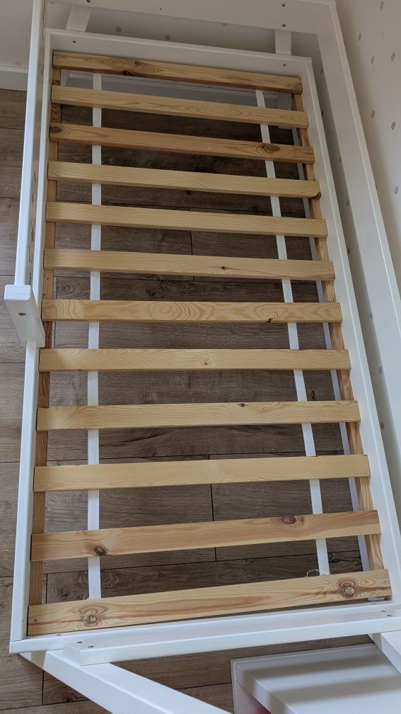 Łóżko dziecięce domek 160x80 biale tipi dla dzieca