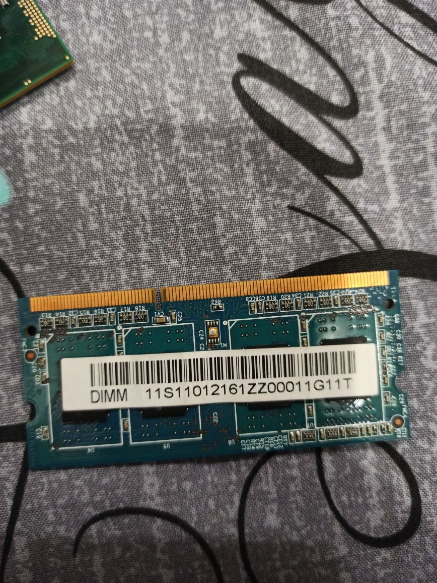 Оперативна память ddr3 2гб,1гб процесор intel P6200