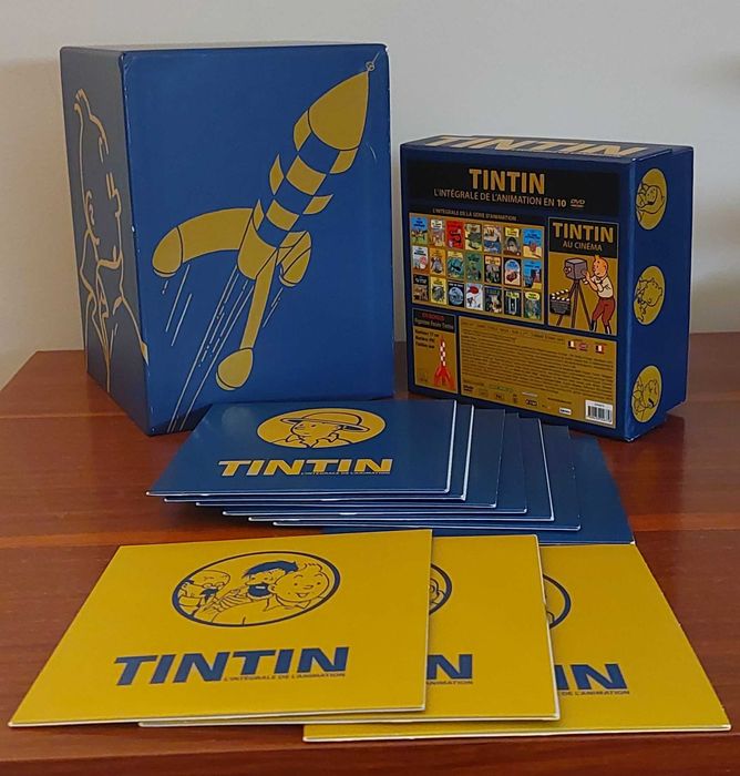 Colecção completa de DVD Tintin. Edição de coleccionador