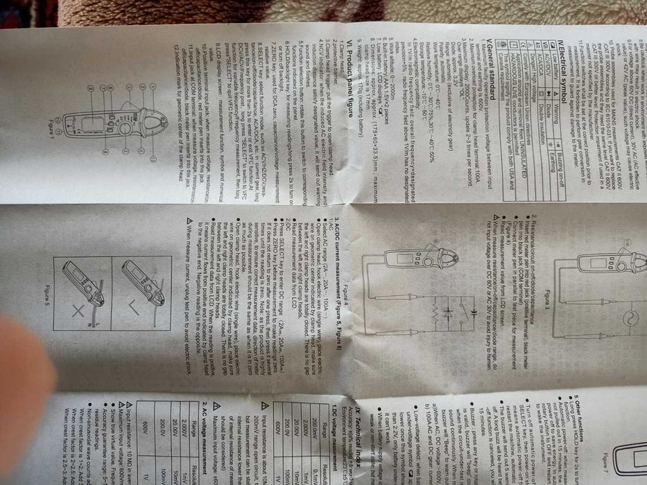 струмові кліщі UNI-T UT210E PRO ПРО-версія звичайних UT210E для Європи