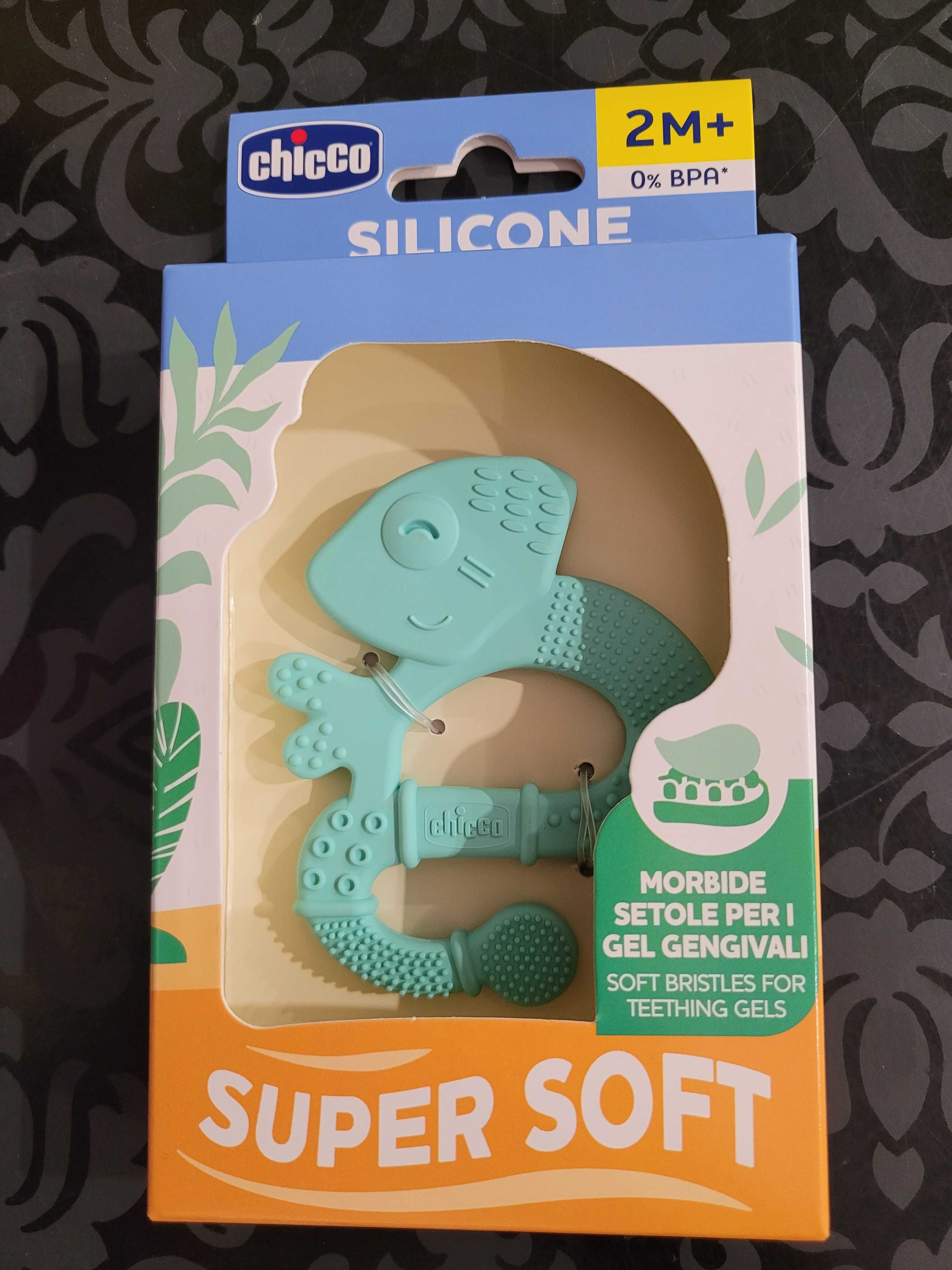 Chicco Gryzak Jaszczurka Silikon Super Soft 2m+ CHI143429