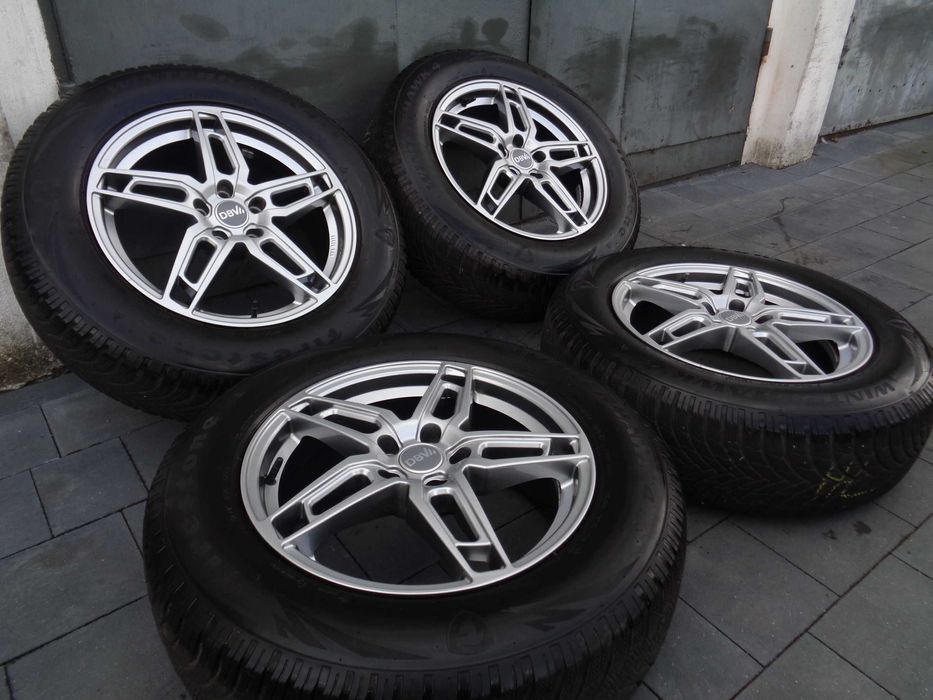 Alufelgi 17 cali 5x108 Ford, Volvo, Citroen, Opel, opony zimowe 6,8mm
