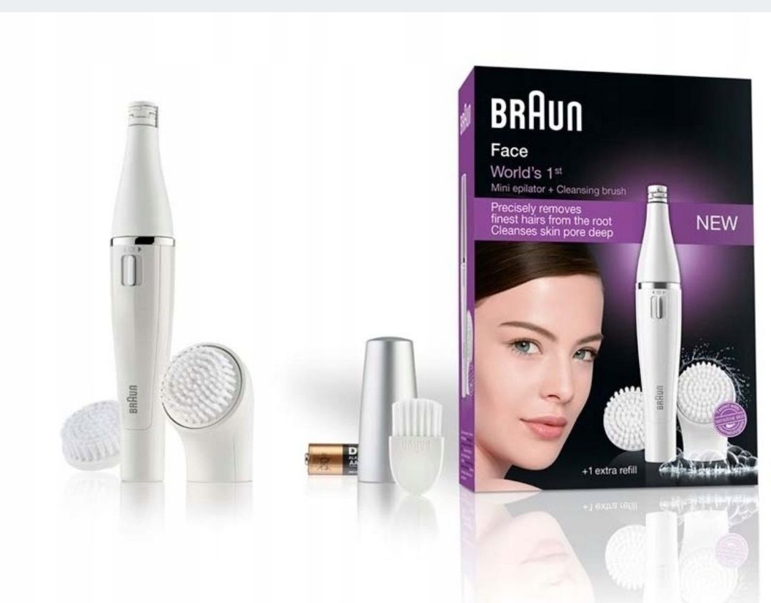 Braun Face Depilator i szczoteczka do oczyszczania twarzy