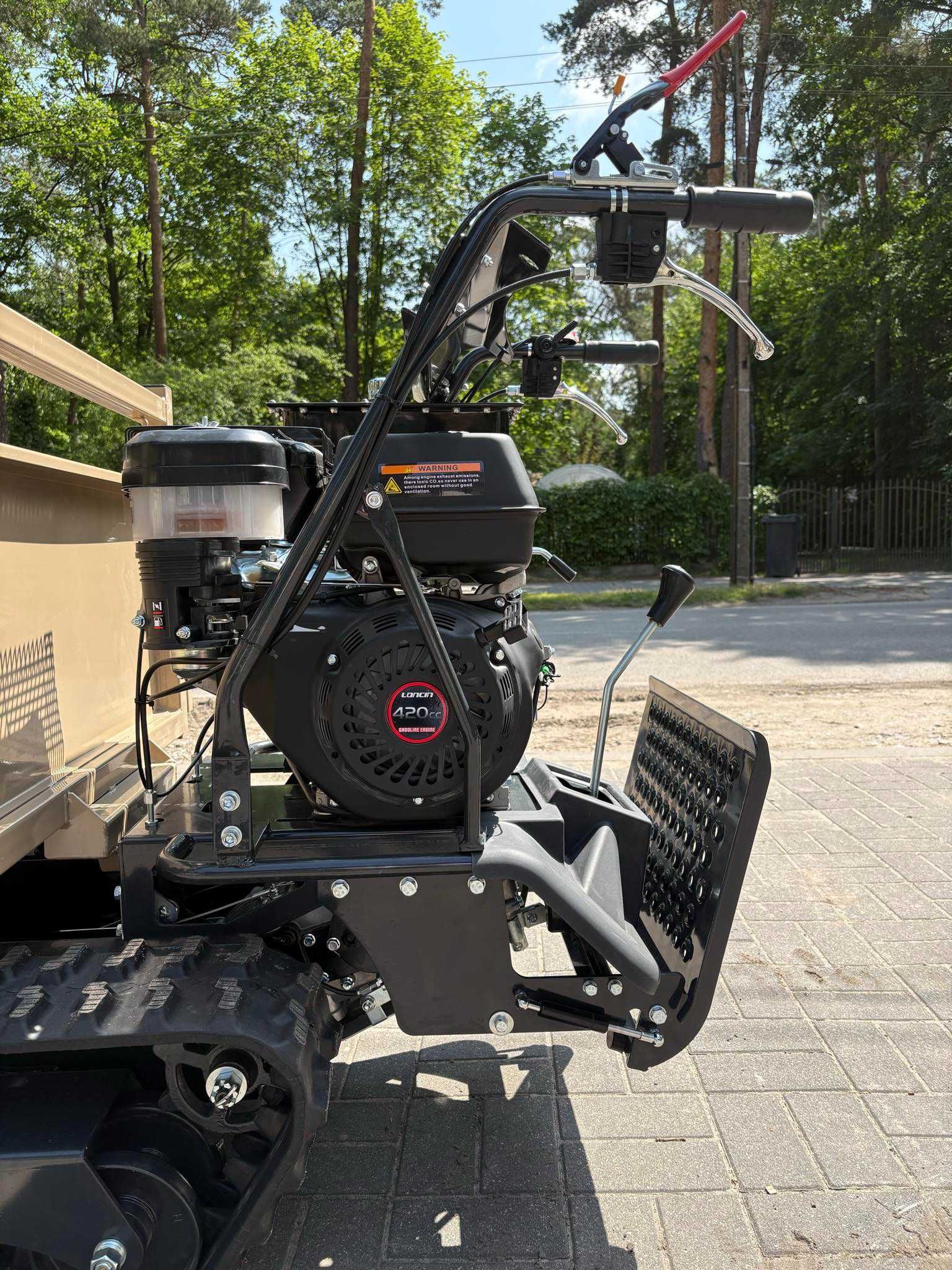 Wozidło gąsienicowe MEYER model T1000L - taczka spalinowa