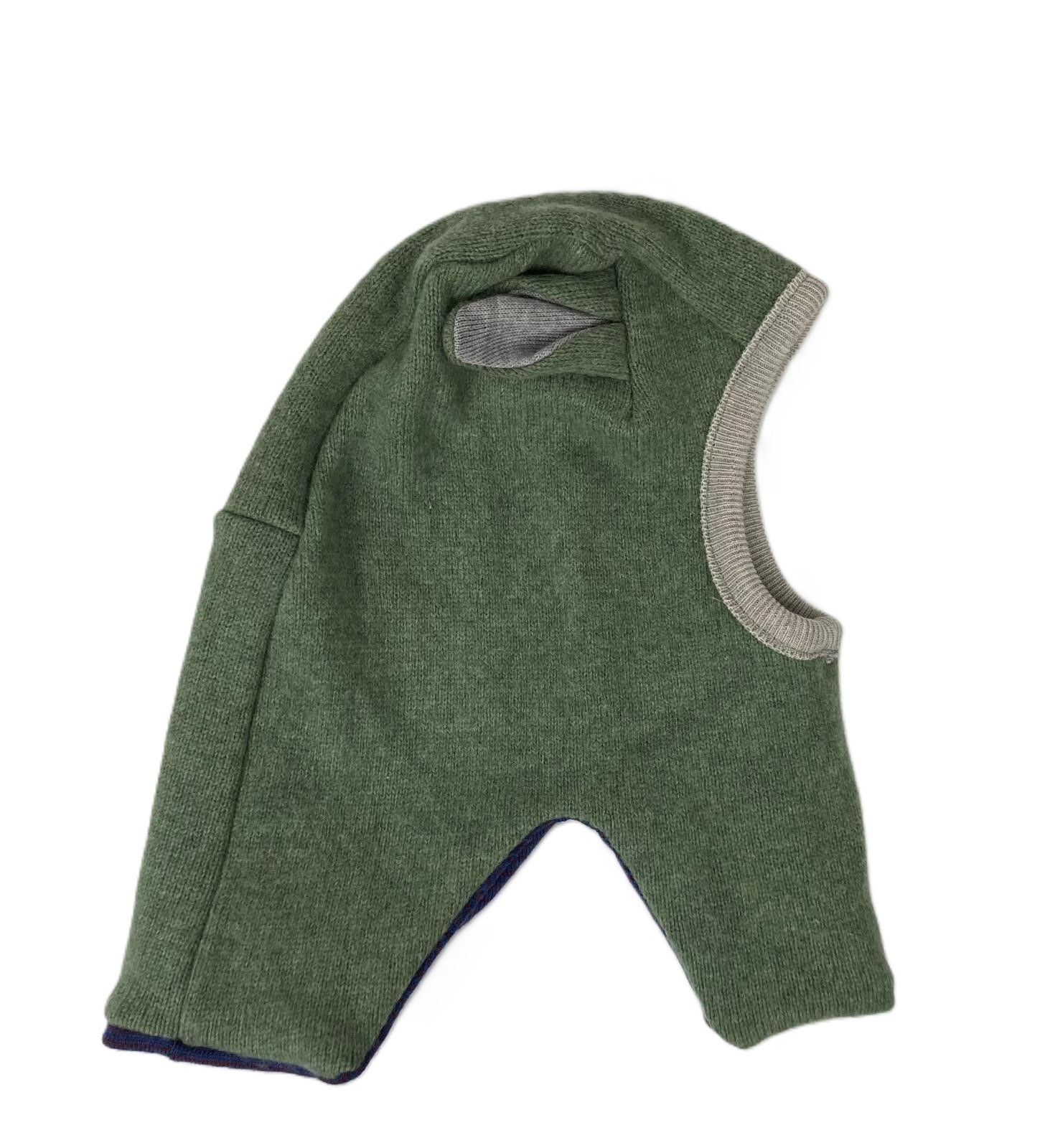 Czapka kominiarka 100% wełna lambs wool merino 1 -2  lata