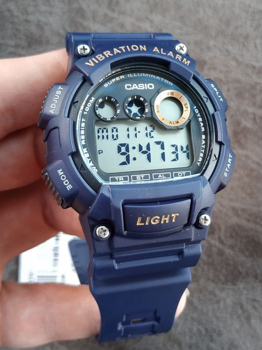 Годинник  Casio W-735H Оригінал Гарантія Вібросигнал Касио