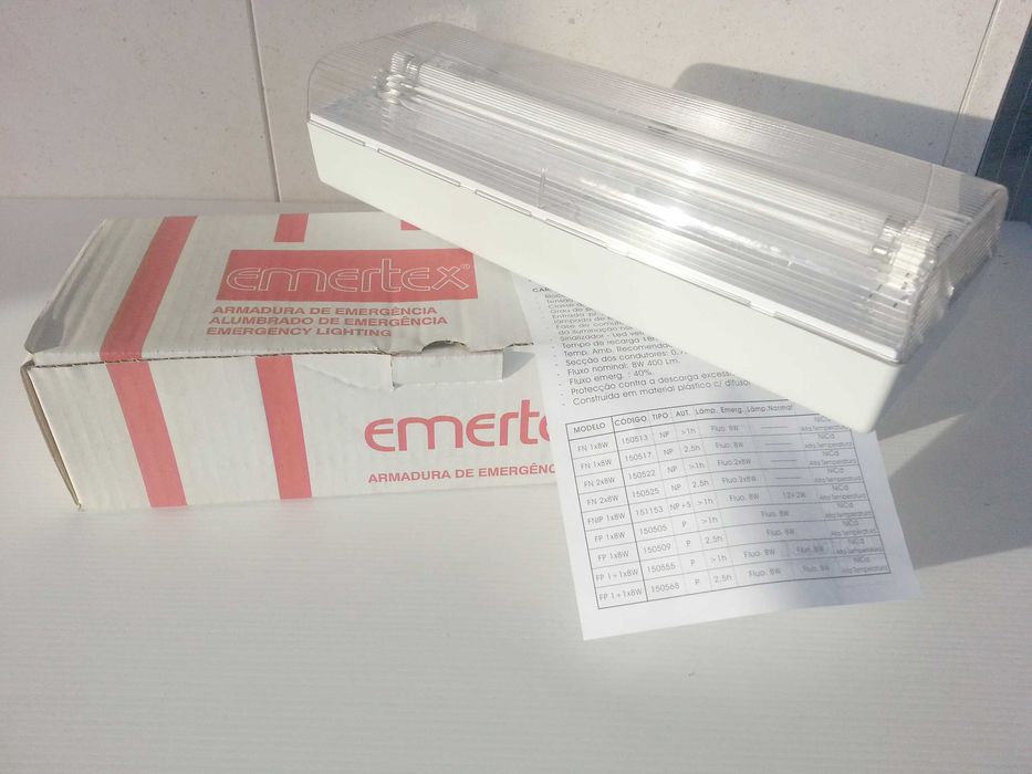Iluminação de Emergencia Emertex