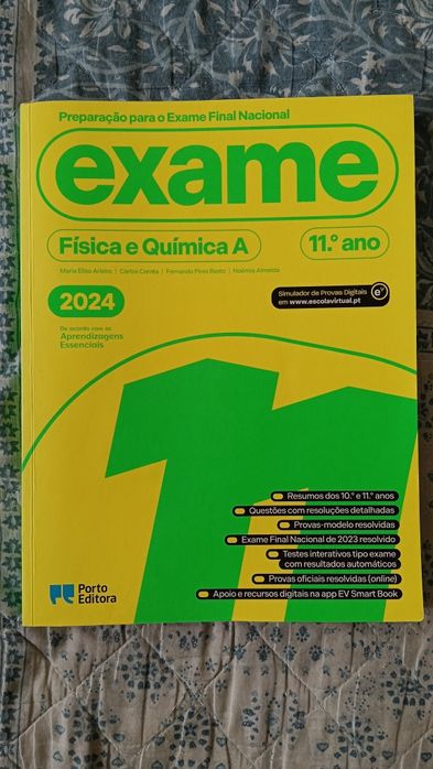 Livro Preparação Exame Nacional Físico-Química A | Porto Editora