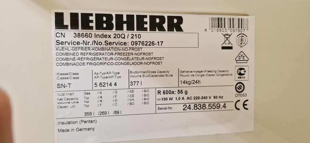 Холодильник Liebherr