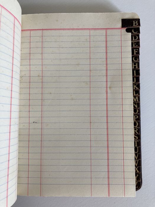 Agenda Números de Telefone Vintage