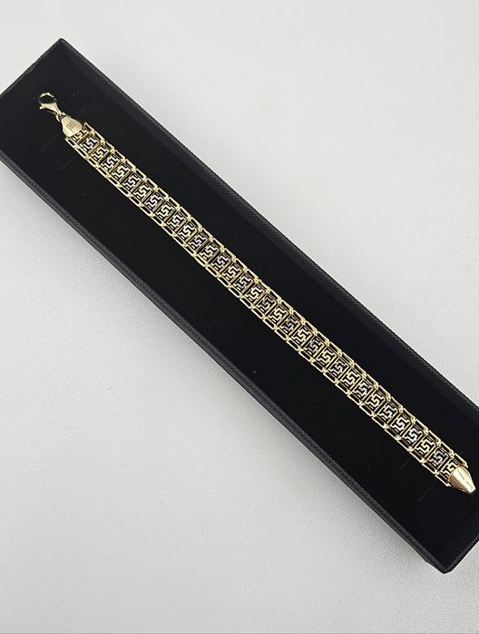 Złota bransoletka męska – grecki wzór 585 GOLD MONEY
Złota bransole