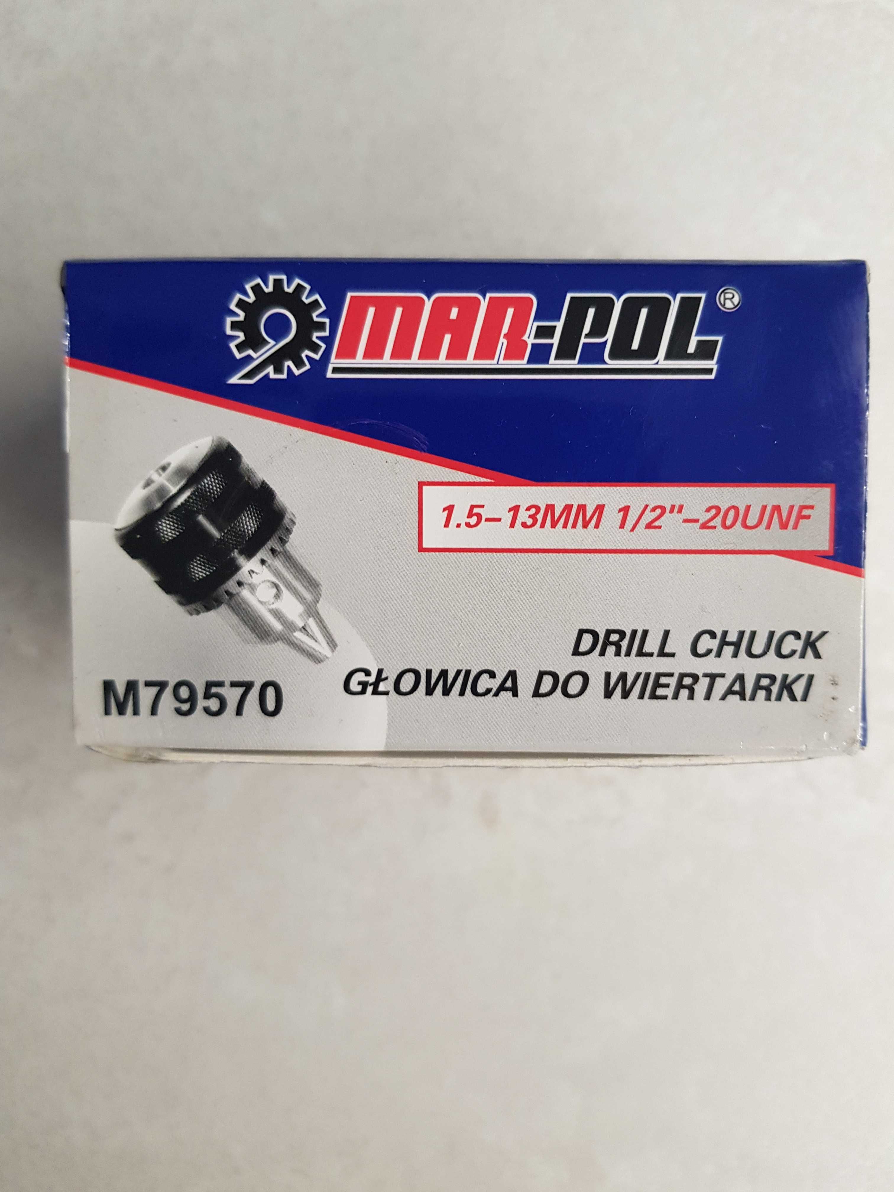 Uchwyt wiertarski główka głowica do wiertarki z kluczem 1,5-13mm 1/2"