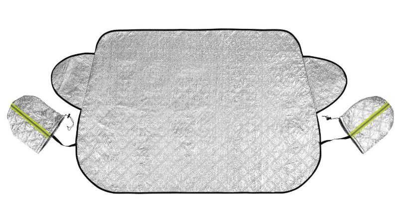 Osłona termiczna na szybę i lusterka, nowa, osłona na szybę przednią