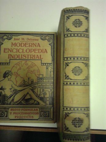 Moderna Enciclopédia Industrial de José Maria Delorme - Volume 1,2