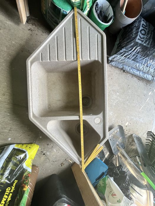 Zlewozmywak narożny 97x50