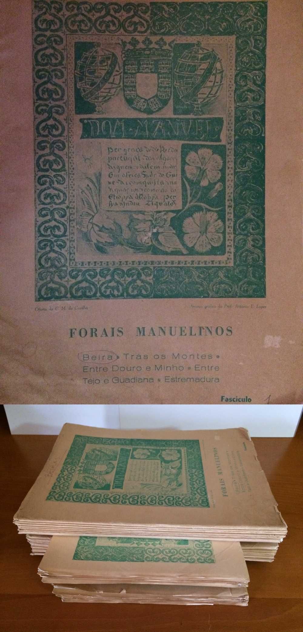 Fascículos dos FORAIS Manuelinos do Reino de Portugal e do Algarve