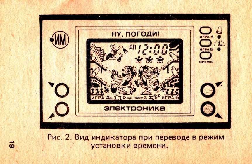 Игра электронная СССР “Ну погоди”