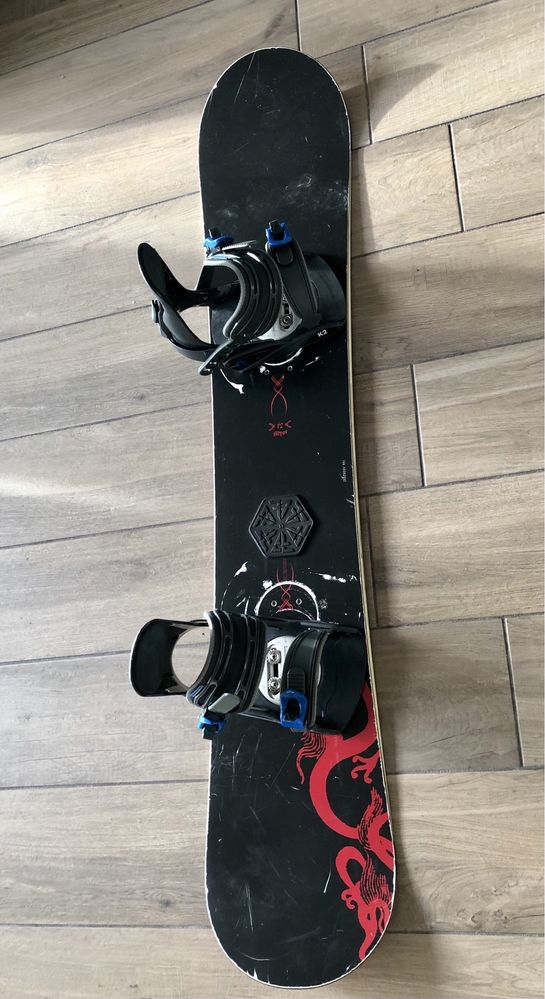 Prancha de snowboard F2 + fixações K2