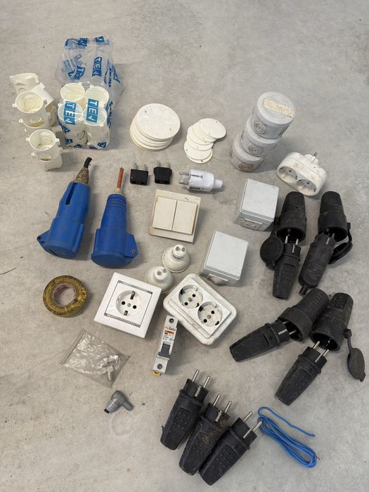 Vario material para instalações eletricas