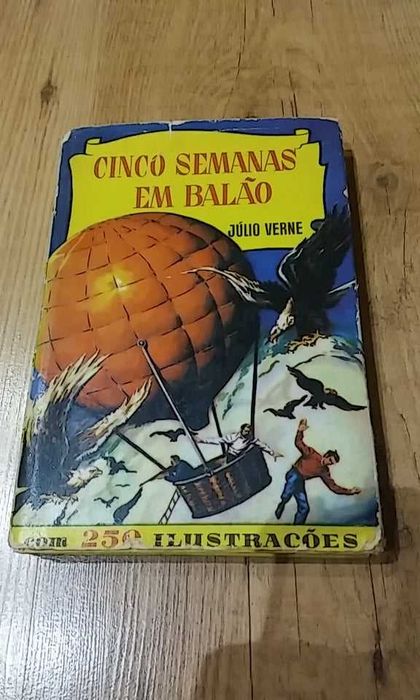 Cinco semanas em balão - Jules Verne - 1ªedição