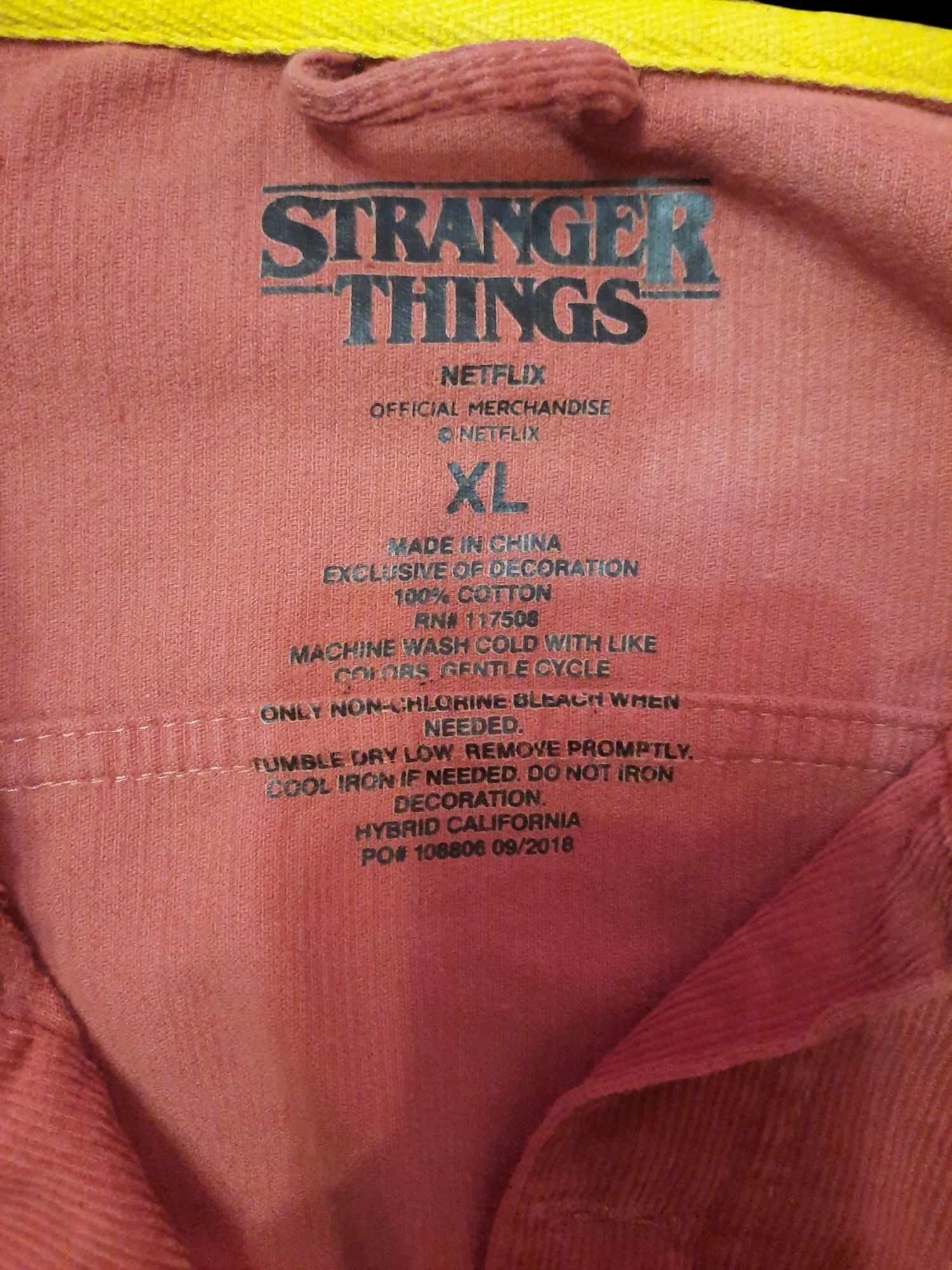 Стильна куртка шерпа мерч Stranger Things Nancy Wheeler  р.XL