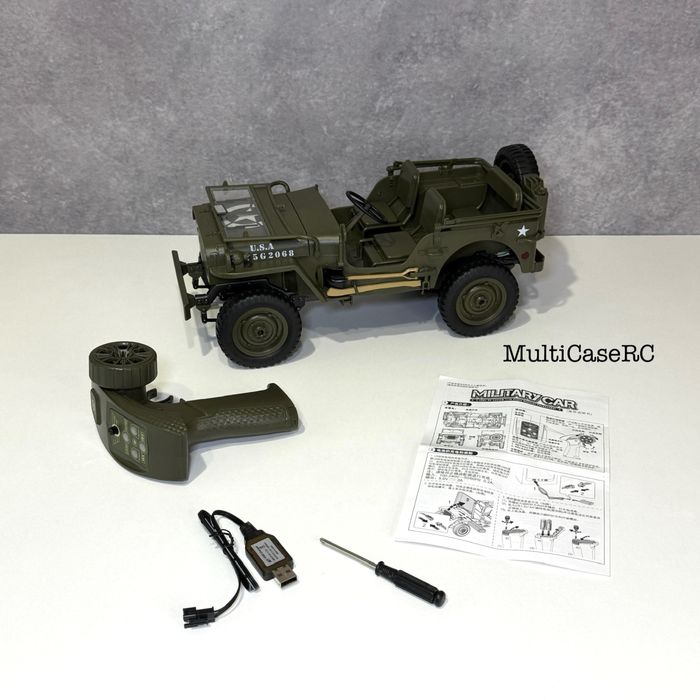 Машинка на радіокеруванні Jeep Willys від JJRC C8815