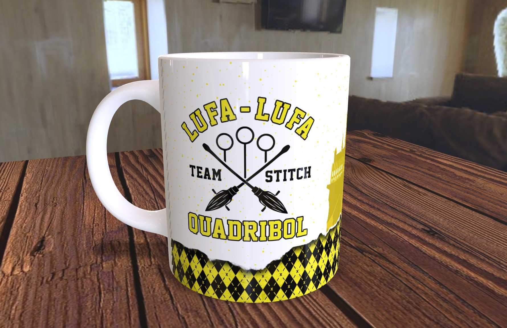Caneca personalizada Team-Stitch-Harry-Potter Yellow Mug Novo