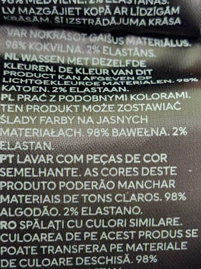 Czarne spodnie męskie, H&M rozm. 30/32