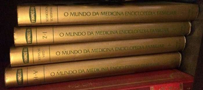 Mundo da Medicina Enciclopédia Familiar 4 vol.