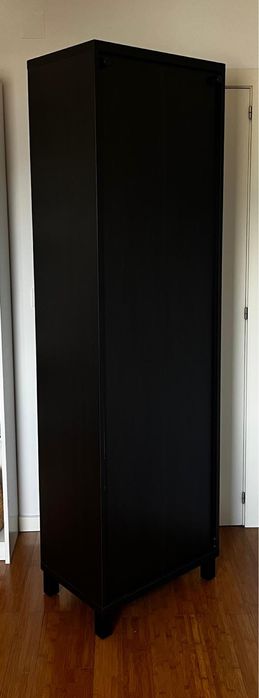 Ikea estante Bestå preto/castanho