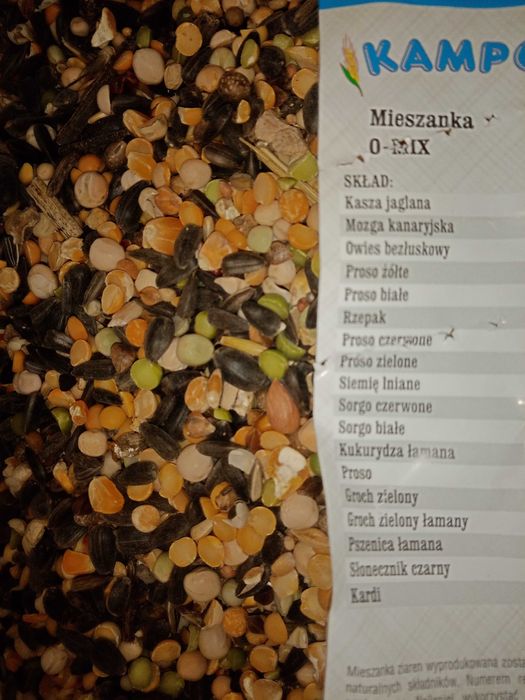 Karma dla gołębi grubsze ziarna mix 25kg