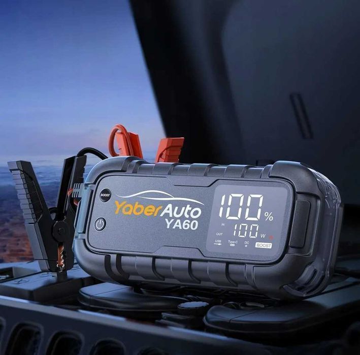 Ultra mocny rozruch urządzenie rozruchowe booster powerbank 6000A moc