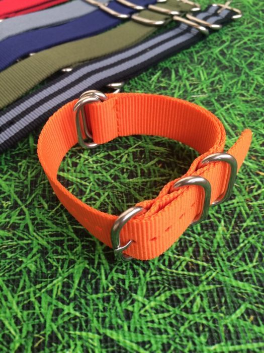 Ремінець для годинника Zulu nato strap 24, 22, 20, 18 мм