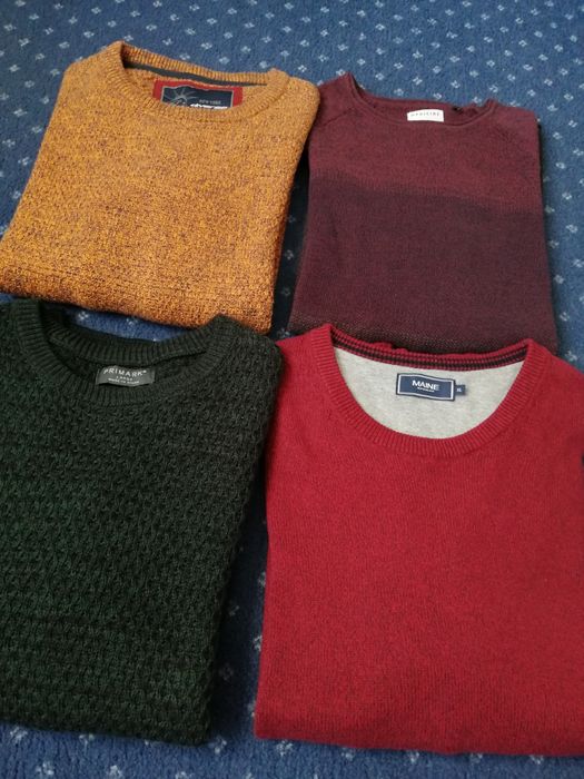Swetry męskie rozm. L XL Diverse, Medicine, Primark Maine sweter