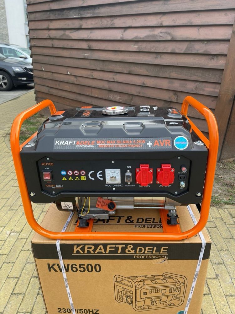 Генератор бензиновий KD160 3500W Kraft&Dele